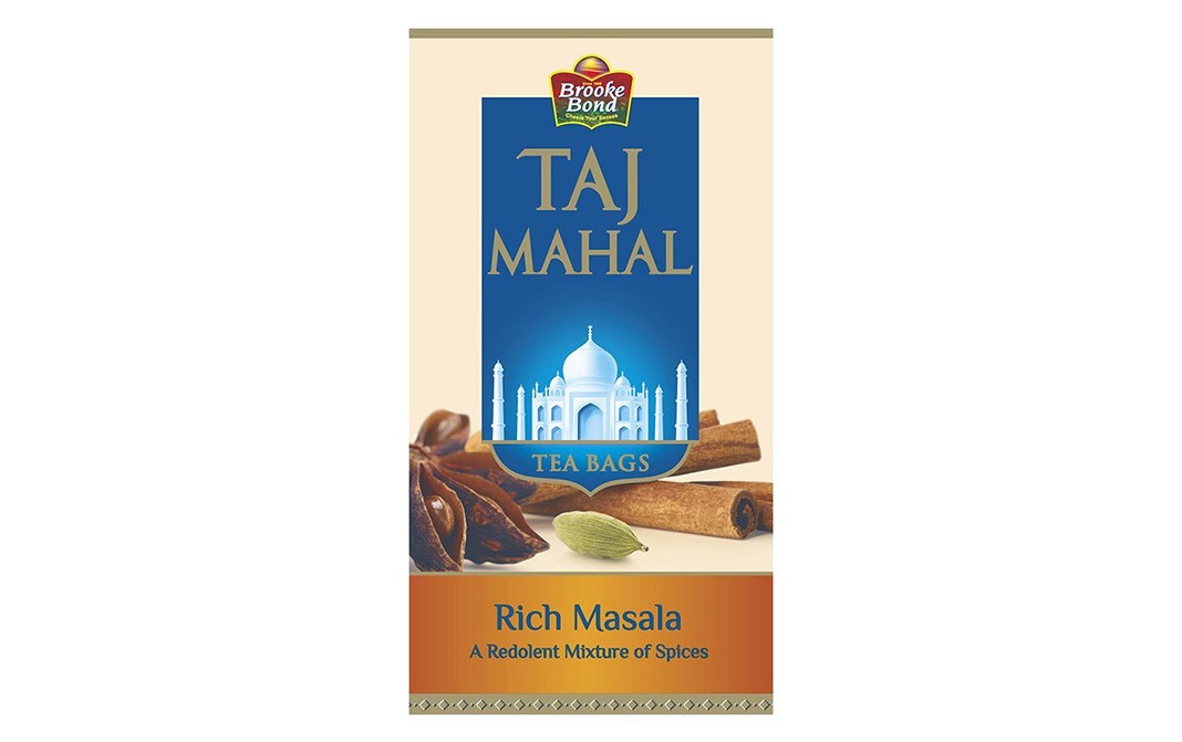 Brooke Bond Taj Mahal Rich Masala Tea Bags   Box  25 pcs